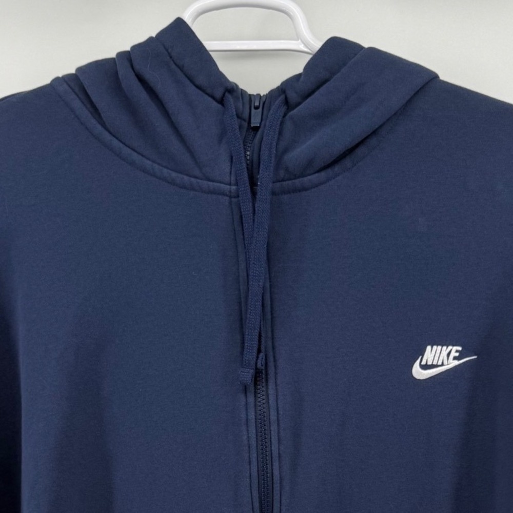 Nike Mens Sportswear Club Fleece Full Zip Hoodie Midnight Navy 4XL-T BV2645-410